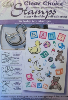 Set 30 Clear Stamps Baby